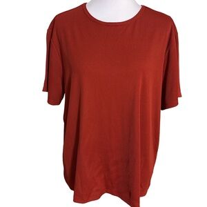 Laura Scott Rust Orange Women's Top